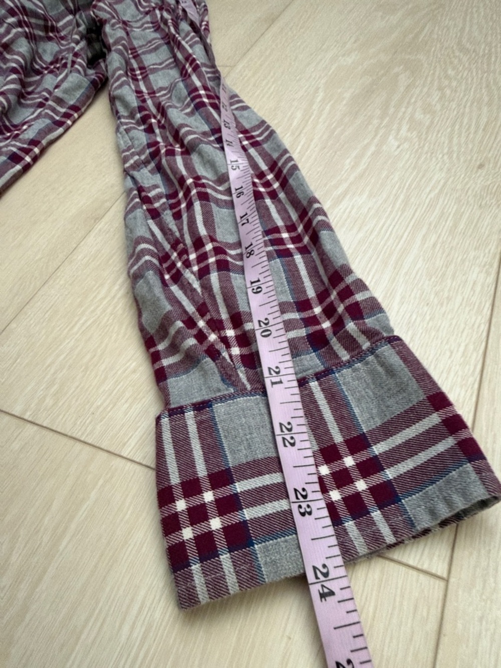 3/$10 Bonobos Plaid Button-Down Slim Fit Shirt in Burgundy and Gray - Picture 7 of 8